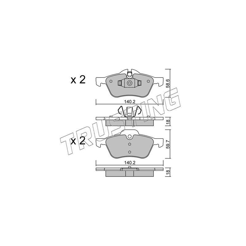 Rotule axiale de direction - Réf. 5710