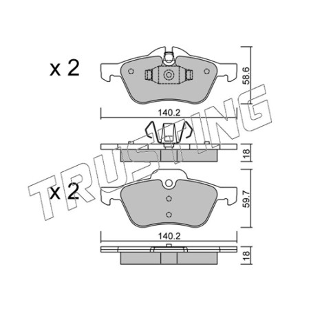 Rotule axiale de direction - Réf. 5710
