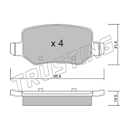 Rotule axiale de direction - Réf. 5810