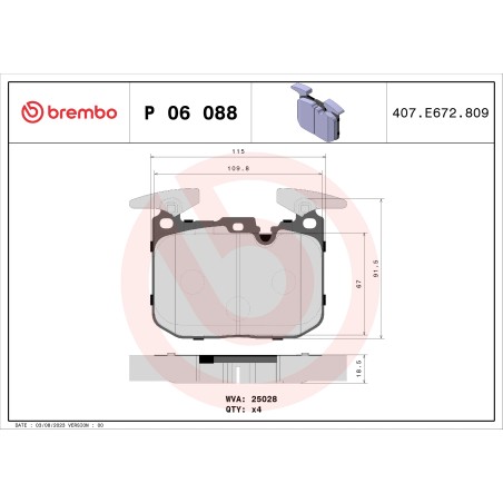 BREMBO - Réf. P06088