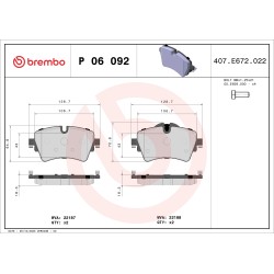 BREMBO - Réf. P06092
