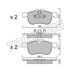 Biellette de direction - Réf. 3160