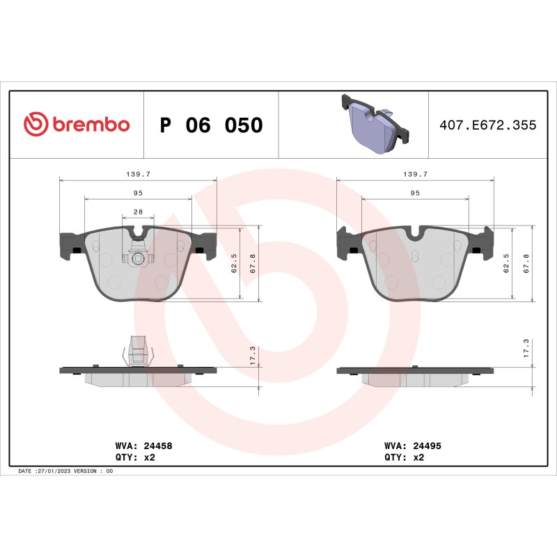 BREMBO - Réf. P06050
