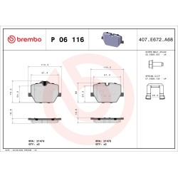 BREMBO - Réf. P06116