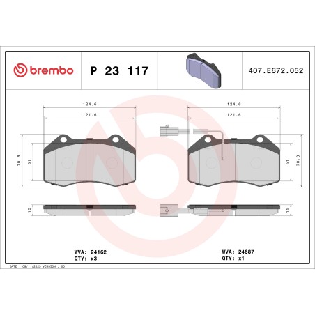 BREMBO - Réf. P23117