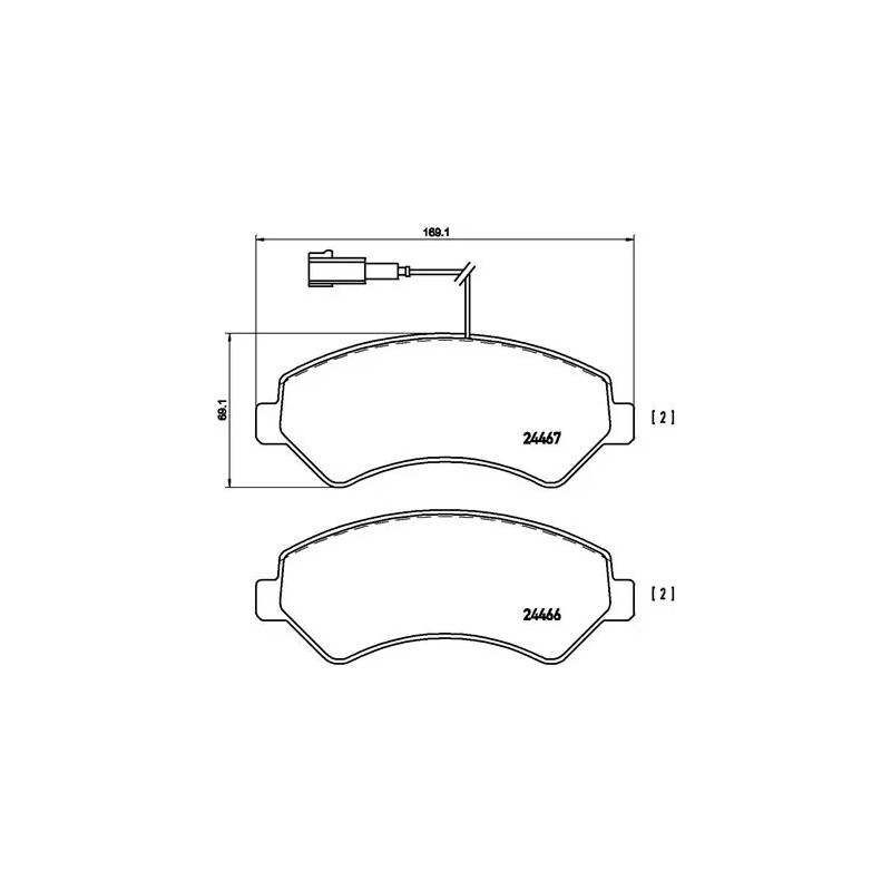 BREMBO - Réf. P23136