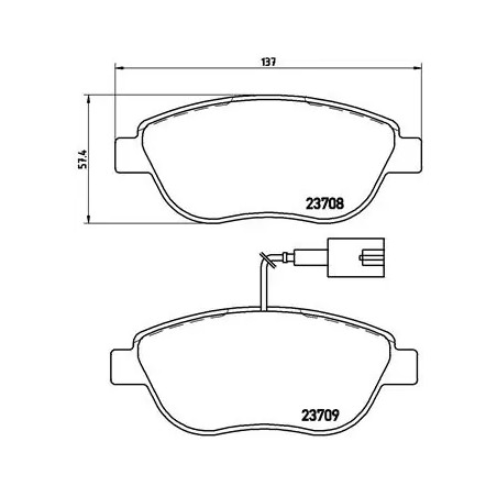 BREMBO - Réf. P23137
