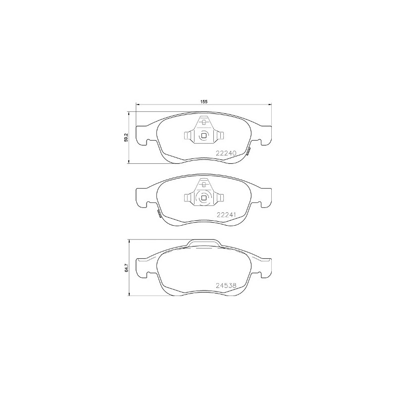 BREMBO - Réf. P23165