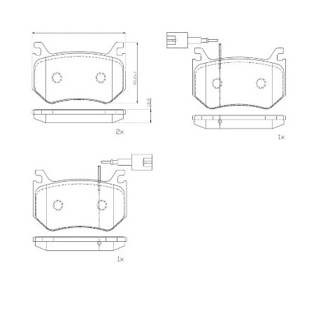 BREMBO - Réf. P23184