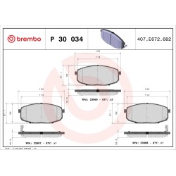 BREMBO - Réf. P30034