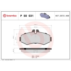 BREMBO - Réf. P50031