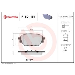 BREMBO - Réf. P50151
