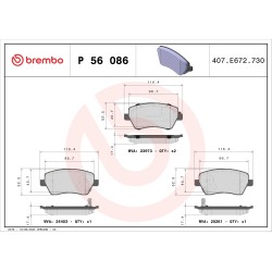 BREMBO - Réf. P56086