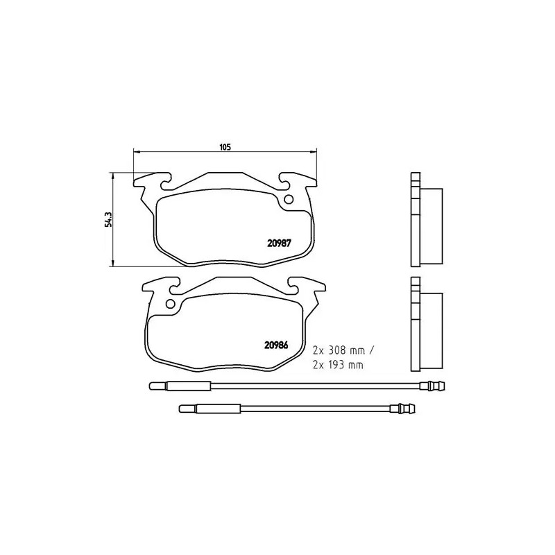 BREMBO - Réf. P61044