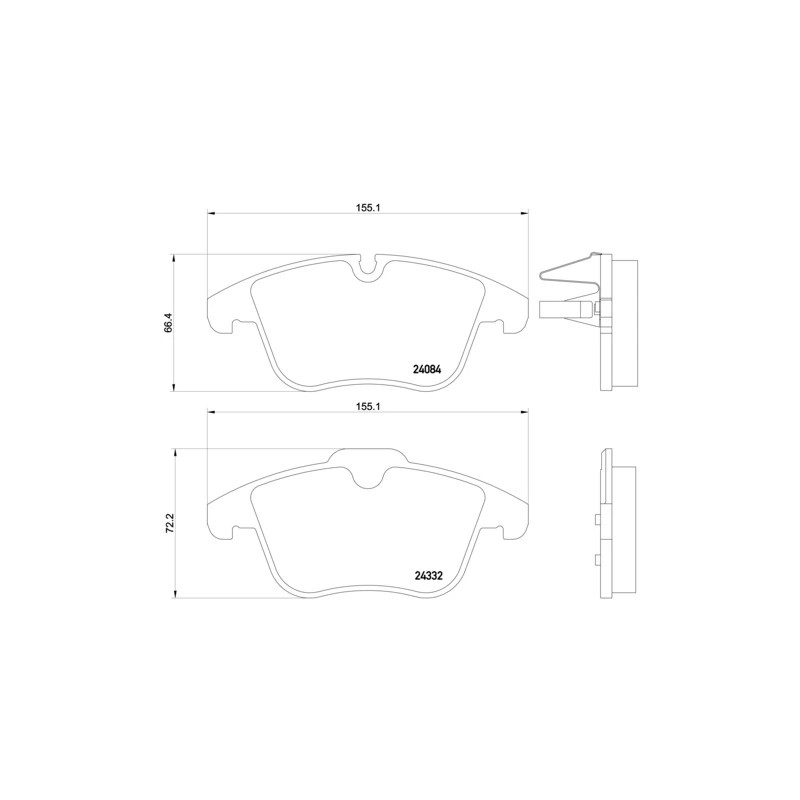 BREMBO - Réf. P61106