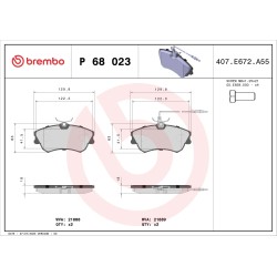 BREMBO - Réf. P68023