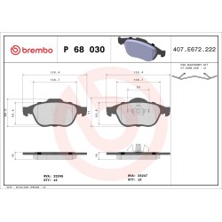 BREMBO - Réf. P68030