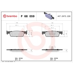 BREMBO - Réf. P68059