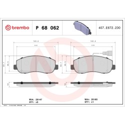 BREMBO - Réf. P68062
