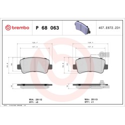 BREMBO - Réf. P68063