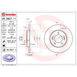 BREMBO - Réf. 08.D627.11