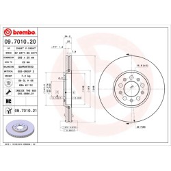 BREMBO - Réf. 09.7010.21
