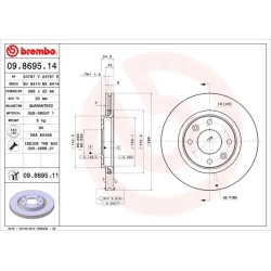 BREMBO - Réf. 09.8695.11
