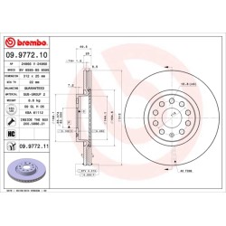 BREMBO - Réf. 09.9772.11