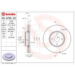 BREMBO - Réf. 09.9790.20