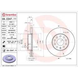 BREMBO - Réf. 09.C547.11