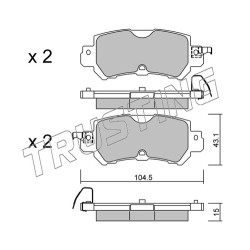 Biellette de direction - Réf. 9860