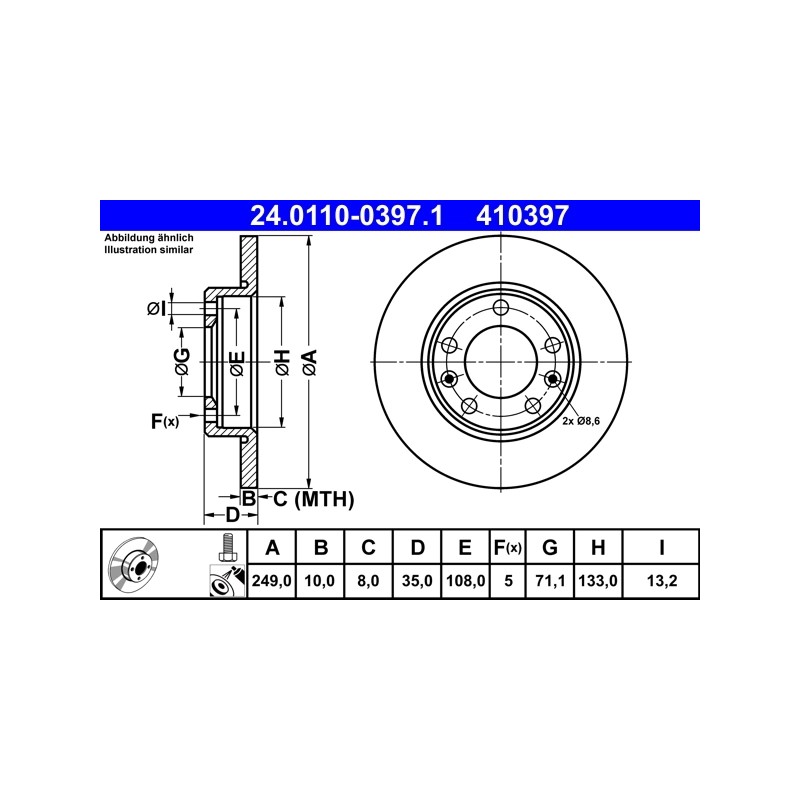 ATE - Réf. 24.0110.0397.1
