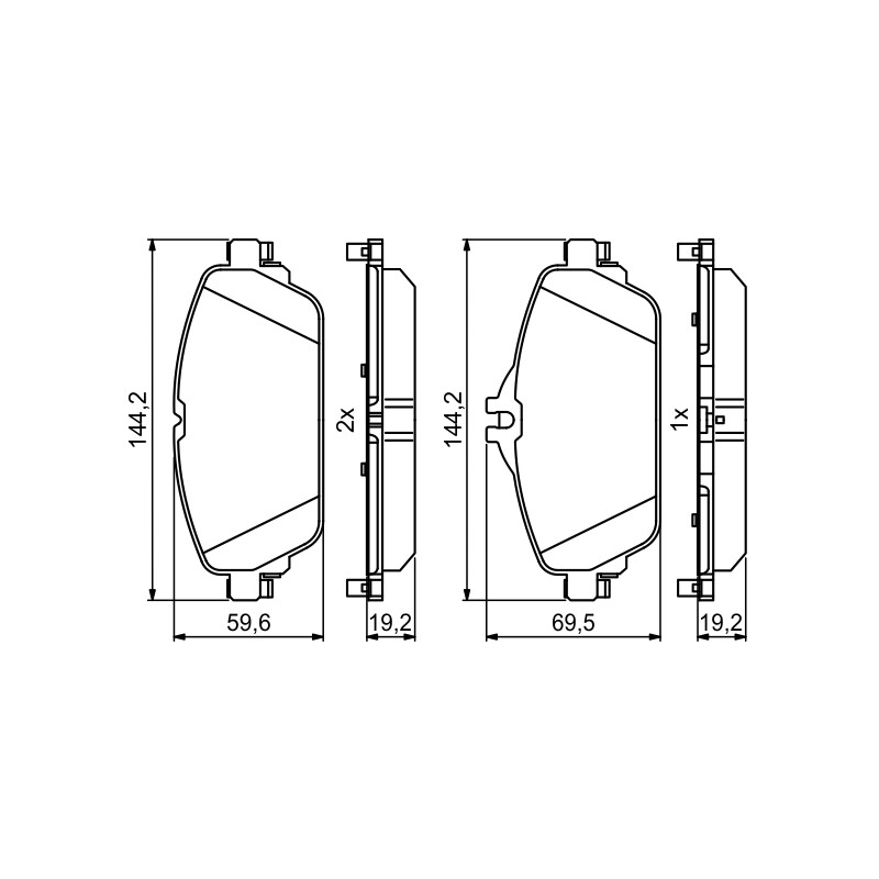 BOSCH BP1802 - Réf. 0 986 494 951