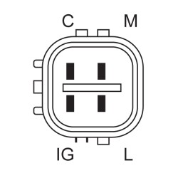 BOSCH ALTERNATEUR - Réf. 0 986 080 570