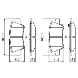 BOSCH BP 1942 - Réf. 0 986 494 768