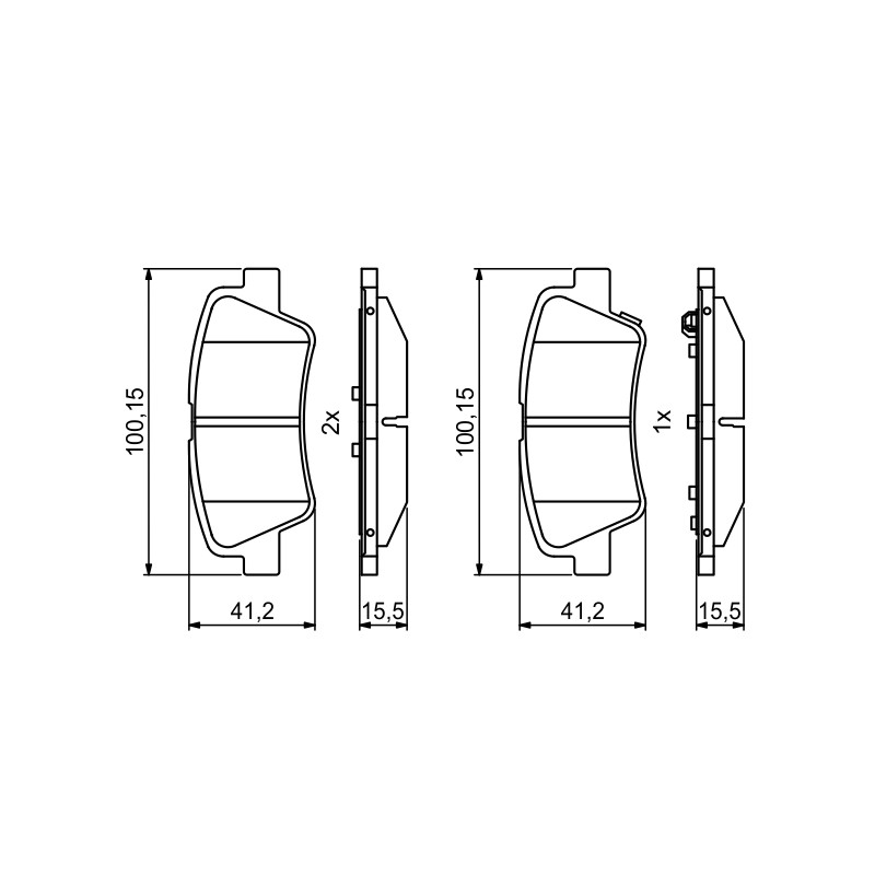 BOSCH BP 1942 - Réf. 0 986 494 768