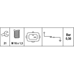 Capteur pression huile - Réf. 6ZL 003 259-591