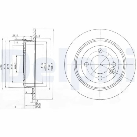 DELPHI - Réf. BG3662C